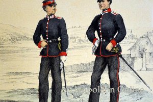 Kadettenkorps - III. Division (links), II. Division rechts)